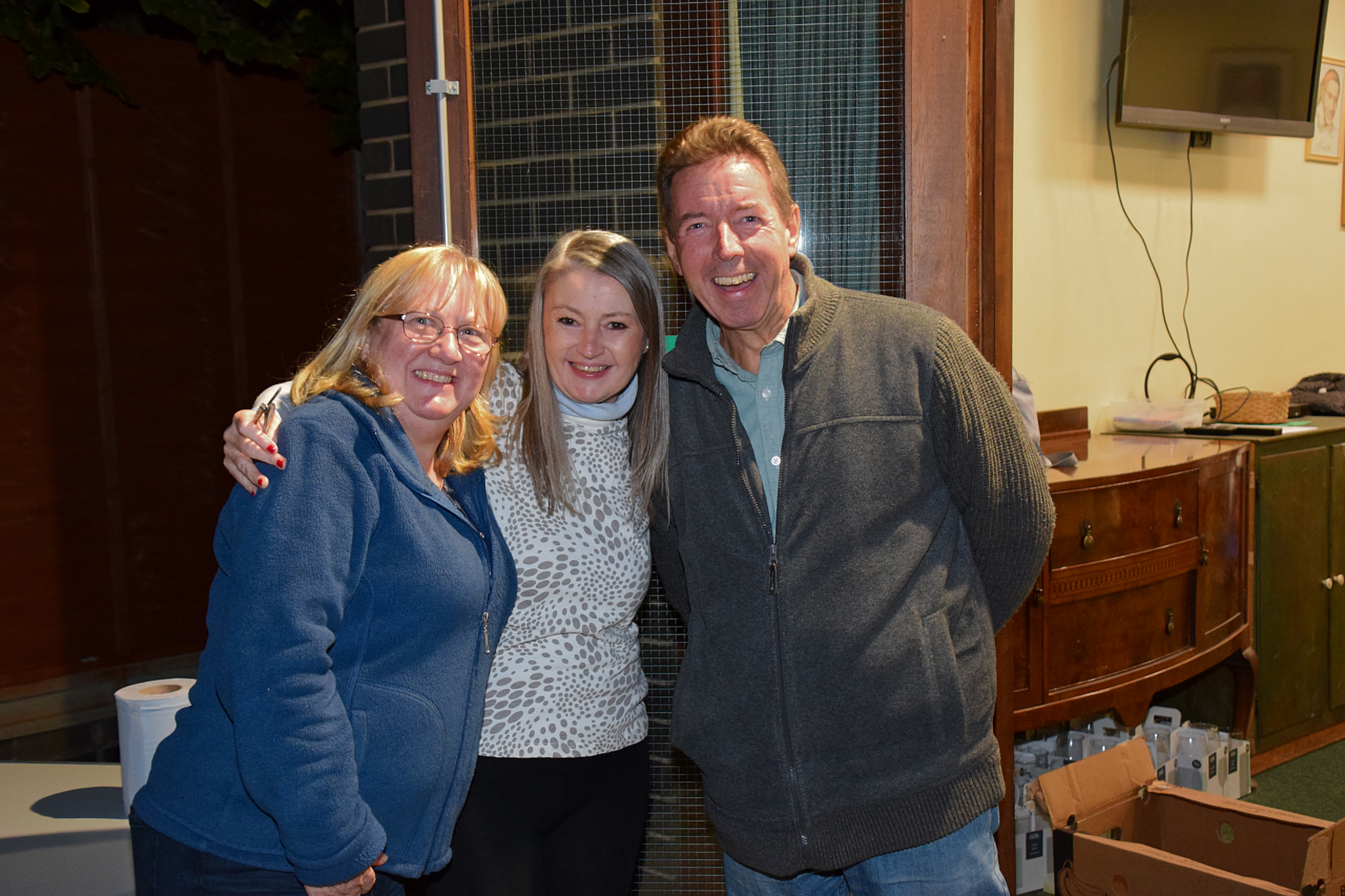 Tracy, Katherine and Paul of the SVP joined the young people.